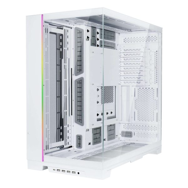 LIAN LI O11 Dynamic EVO XL O11DEXL White Aluminum / Steel / Tempered Glass ATX Mid Tower Computer Case ----- O11DEXL-W