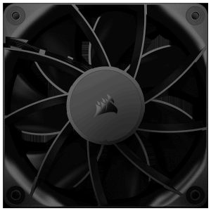 Case Fan - 120 mm,Black,Non-LED,RS120 Single Pack