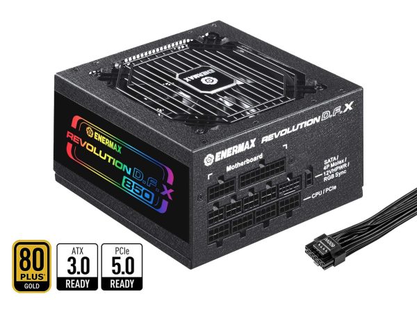 ENERMAX Enermax Revolution D.F. X 850 W Full Modular 80 PLUS GOLD Certified