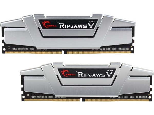 G.SKILL Ripjaws V Series 16GB (2 x 8GB) DDR4 2400 (PC4 19200) - 16GB (2 x 8GB),Silver