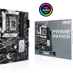 ASUS ROG Strix B760-I Gaming WiFi Intel B760(13th and 12th Gen) LGA 1700 mini-ITX motherboard, 8 + 1 power stages, DDR5 up to 7600 MT/s, PCIe 5.0, two M.2 slots, WiFi 6E, USB 3.2 Gen 2x2 Type-C - PRIME B760-PLUS D4