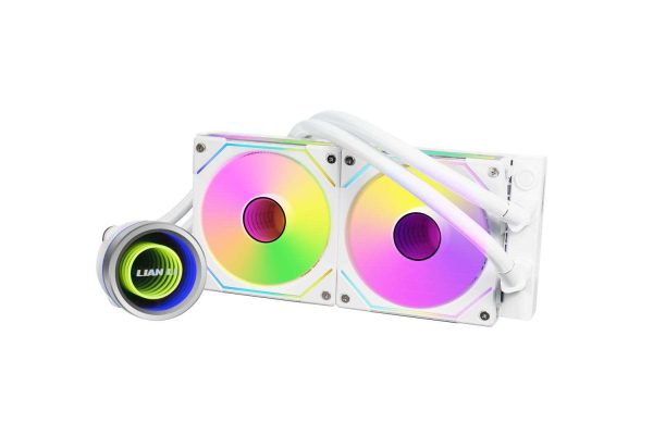 LIAN LI Galahad II Trinity SL-INF 360 Liquid Cooling System - 2 Fan Slots (120 mm),White,TRINITY SL-INFINITY