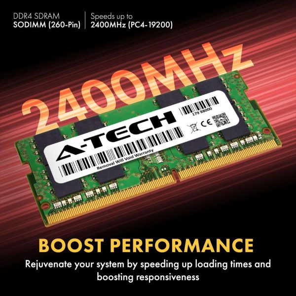 A-Tech 32GB (2x16GB) RAM for Dell Latitude 7400, 7300, 5500, 5400, 5300, 3500, 3400 | DDR4 2400 MHz SODIMM PC4-19200 260-Pin Non-ECC SO-DIMM Laptop Memory Upgrade Kit