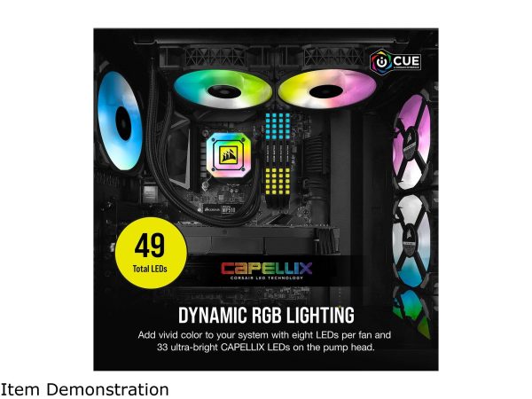 CORSAIR iCUE H100i ELITE CAPELLIX Liquid Cooling System