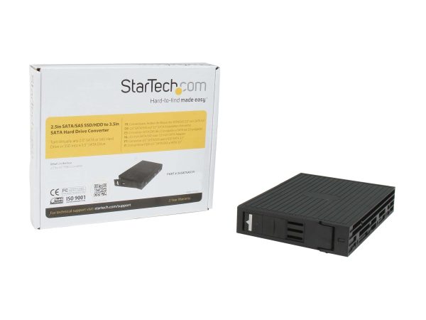 StarTech 25SATSAS35 2.5in SATA/SAS SSD/HDD to 3.5in SATA Hard Drive Converter