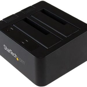 StarTech.com USB 3.1 Gen 2 (10Gbps) Dual-Bay Dock for 2.5"/3.5" SATA SSD/HDDs with UASP