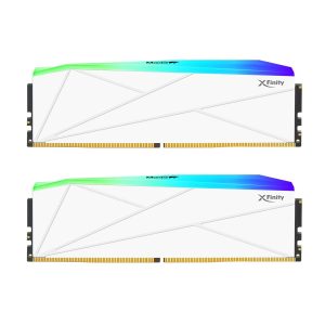 V-COLOR Manta XFinity RGB DDR5 32GB (16GBx2) 7800MHz CL38 1.45V RGB Gaming Desktop Upgrade RAM U-DIMM Memory Module SK Hynix IC - WHITE (TMXFL1678838WWK)
