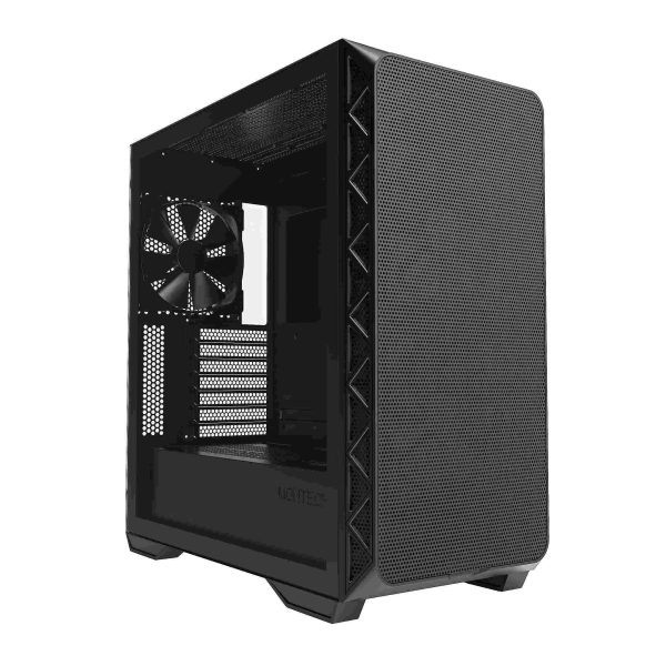 Montech AIR 903 BASE, E-ATX Mid Tower Case, High Airflow with Max Capacity, 3x 140mm PWM Fans Pre-installed, Tempered Glass Side Panel, Mesh Front, TYPE-C, Support 4090 GPUs, Black