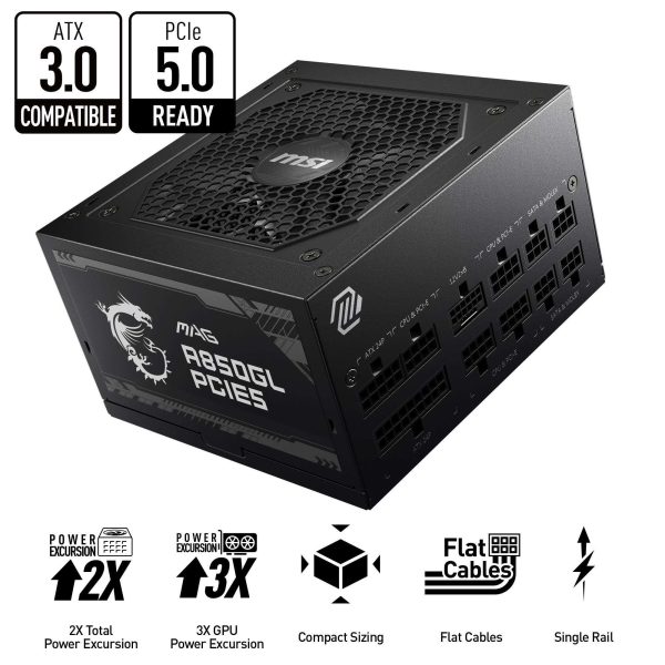 MSI 850 W Full Modular 80 PLUS GOLD Certified