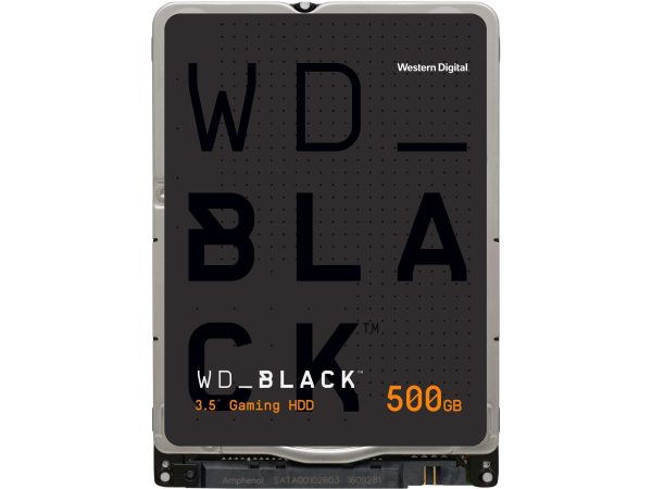WD Black 1TB Hard Drive - 7200 RPM SATA 6Gb/s 64MB Cache 2.5 Inch - WD10SPSX - 500GB