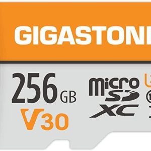 [Gigastone] Micro SD Card 32GB 5-Pack, Camera Plus, MicroSDHC Memory Card for Video Camera, Wyze Cam, Security Camera, Roku, Full HD Video Recording, UHS-I U1 A1 Class 10, up to 90MB/s, with Adapter - 256GB,V30 4K,1-Pack