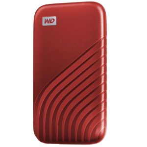 WD 1TB My Passport SSD External Portable Drive, Gray, Up to 1050 MB/s - WDBAGF0010BGY-WESN - 2TB,Red