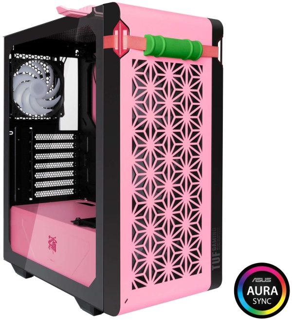ASUS TUF Gaming ATX Mid Tower Black - TUF Gaming GT301 (Pink)