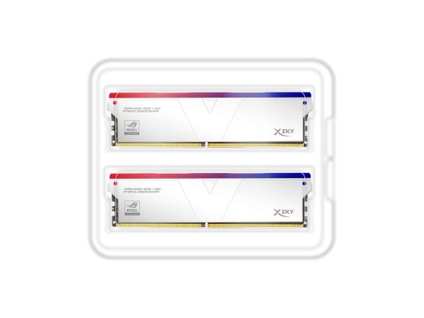 V-COLOR DDR5 XSky ROG Certified 64GB (32GBx2) 6200MHz CL36 1.35V SK Hynix IC RGB Gaming Desktop Upgrade RAM Memory Module Dual Rank-Mirrored Silver (RTMXSL3262836SWK)