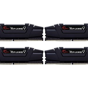 G.SKILL Ripjaws V Series 32GB (2 x 16GB) DDR4 3200 (PC4 25600) - 128GB (4 x 32GB),DDR4 3600 (PC4 28800),18,Black