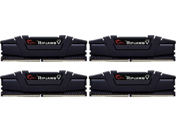 G.SKILL Ripjaws V Series 32GB (2 x 16GB) DDR4 3200 (PC4 25600) - 128GB (4 x 32GB),DDR4 3600 (PC4 28800),18,Black