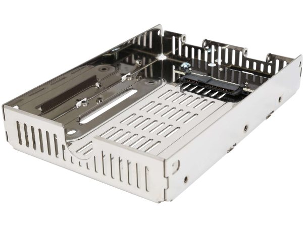 Full Metal Dual Channel 2.5" to 3.5" SAS Hard Drive & SSD Converter - Openframe