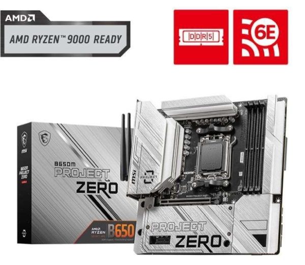 MSI B650 GAMING PLUS WIFI AM5 
 - B650M PROJECT ZERO