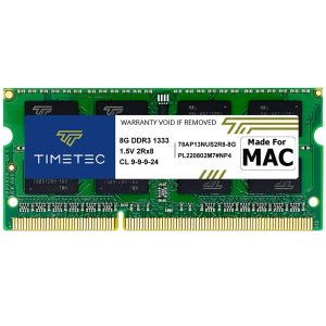 Timetec Hynix IC 8GB KIT(2x4GB) Compatible for Apple DDR3 1333MHz PC3-10600 for Early/Late 2011 13/15/17 inch MacBook Pro, Mid 2010 Mid/Late 2011 21.5/27 inch iMac, Mid 2011 Mac Mini - 8GB