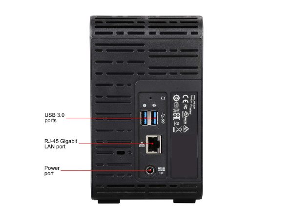 WD 8TB My Cloud EX2 Ultra Network Attached Storage - WDBVBZ0080JCH-NESN