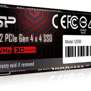 Silicon Power 2TB UD90 NVMe 4.0 Gen4 PCIe M.2 SSD R/W up to 5,000/4,800 MB/s - 1TB