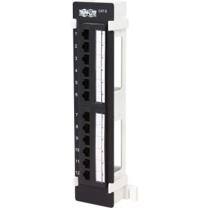 48-Port Cat6 Patch Panel 568B - 12-Port Wall Mount