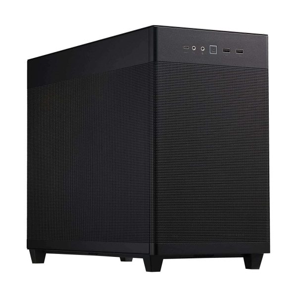 ASUS AP201 Type-C Airflow-focused Micro-ATX,Mini-ITX Computer Case, Support 360/280 Liquid Cooling - Black
