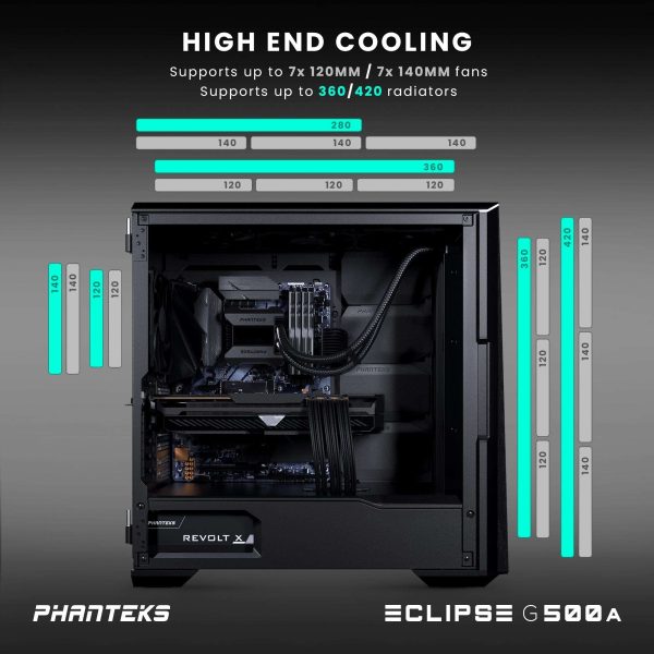 Phanteks Mid Tower Black
