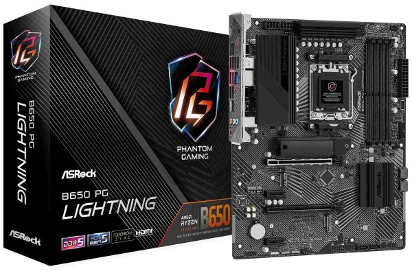 ASRock B650M Pro RS WiFi AM5 
 - B650 PG LIGHTNING