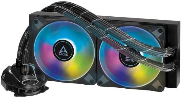 Arctic Liquid Freezer II 420 - Multi Compatible All-in-One CPU AIO Water Cooler, Compatible with Intel & AMD, Efficient PWM Controlled Pump, Fan Speed: 200-1700 RPM (Controlled via PWM) - ACFRE00092A - ARGB,2 Fan Slots (120 mm),Freezer 240,RGB