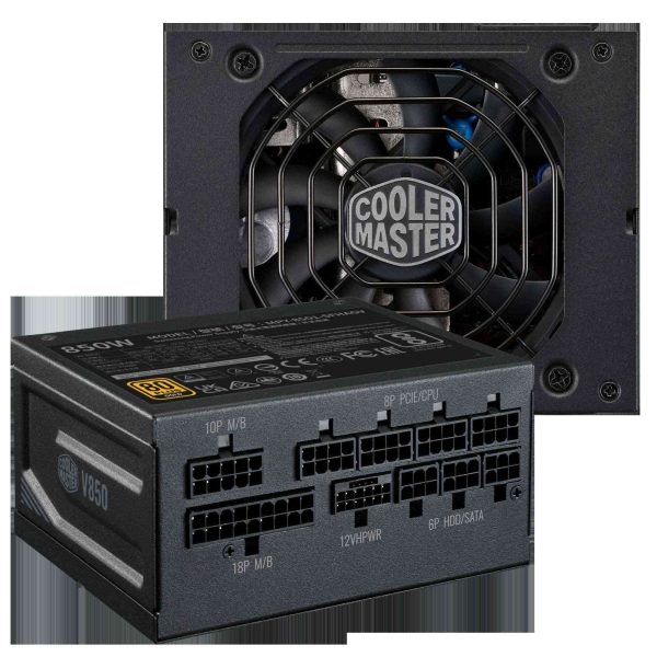 Cooler Master 850 W Full Modular 80 PLUS GOLD Certified: 90% @ Typical Load