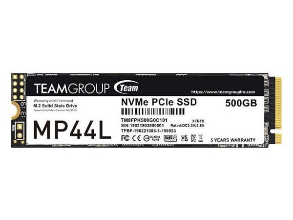 Team Group MP44L M.2 2280 1TB - 500GB