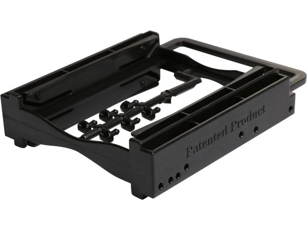 Metal 3.5" to 5.25" Drive Adapter Bracket - 2 x 2.5in (Tool-less),1 x 3.5in