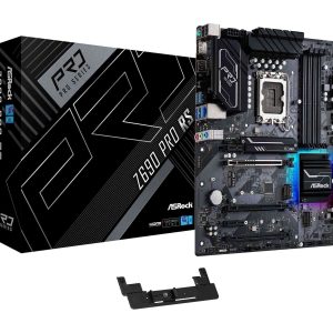 ASRock Z690 Pro RS LGA 1700 (14th,13th,12th Gen) Intel Z690 SATA 6Gb/s DDR4 ATX Intel Motherboard