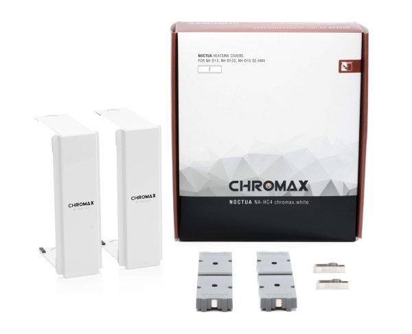 Noctua NA-HC4 chromax.white, Heatsink Cover for NH-D15, NH-D15S & NH-D15 SE-AM4 (White)