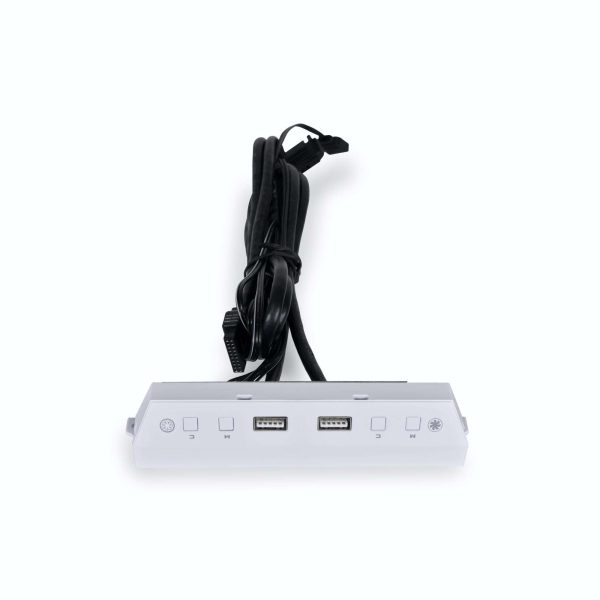 LIAN LI LAN216-1W ,  White Additional IO Kit, Fan Control / USB module , Compatible with Lancool 216RW only -------------LAN216-1W
