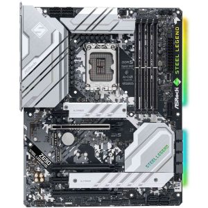 ASRock Z690 Pro RS LGA 1700 (14th,13th,12th Gen) Intel Z690 SATA 6Gb/s DDR4 ATX Intel Motherboard - Z690 STEEL LEGEND/D5