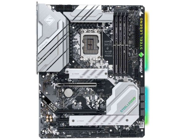 ASRock Z690 Pro RS LGA 1700 (14th,13th,12th Gen) Intel Z690 SATA 6Gb/s DDR4 ATX Intel Motherboard - Z690 STEEL LEGEND/D5