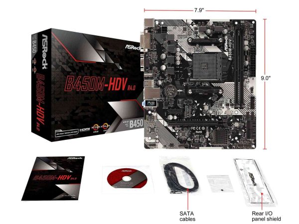 ASRock B450M-HDV R4.0 AM4