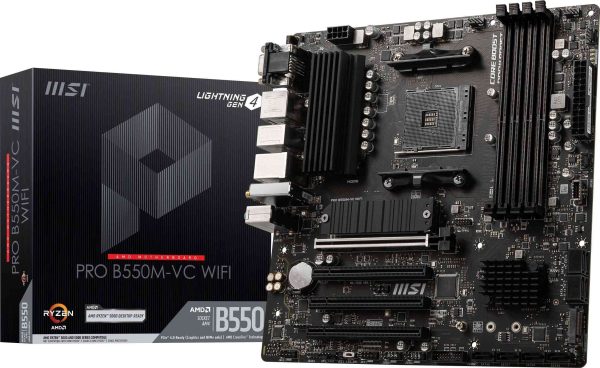 MSI MAG B550 TOMAHAWK AM4 
 - PRO B550M-VC WIFI