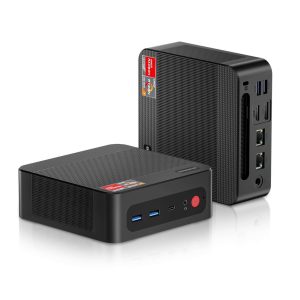 BOSGAME M1 Mini Gaming Computer, AMD Ryzen 7 7840HS 32GB DDR5 RAM 1TB M.2 PCIe Gen4 SSD Mini PC Built in Dual Speakers,Radeon 780M Quad Displays,2x2.5GbE LAN/USB4.0 - r9 6900hx 32+1tb