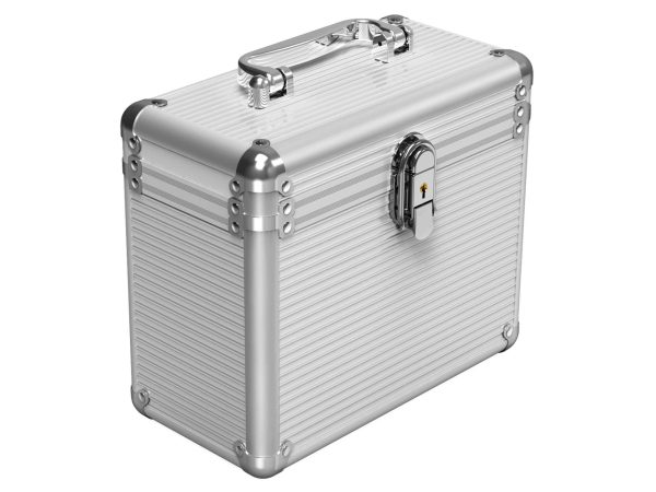 ORICO Aluminum Hand-held Multi-protection 5 Bay 3.5 inch HDD Protective Storage Carrying Box with Security Lock - Silver (BSC35-05) - 5-Bay