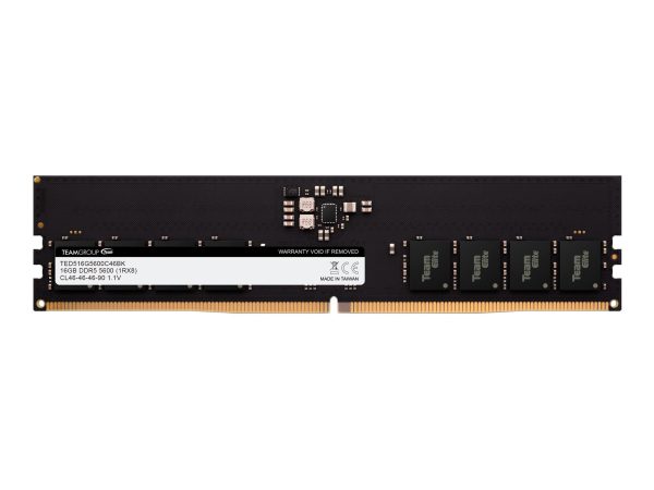 Team Elite 32GB (2 x 16GB) DDR5 4800 (PC5 38400) - 16GB,DDR5 5600 (PC5 44800),46