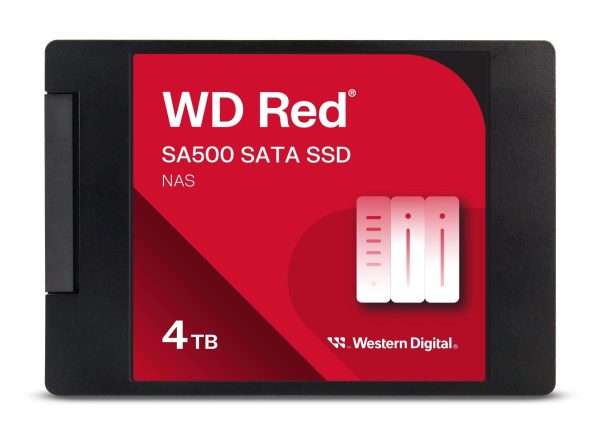 WD Red® SA500 NAS SATA SSD, 2TB, 2.5" WDS200T2R0A - 4TB