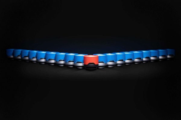 EK-Quantum Torque 6-Pack HDC 14 - Red Special Edition - Blue