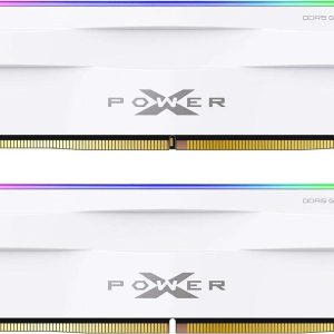 Silicon Power DDR5 32GB (2x16GB) Zenith 6000MHz (PC5-48000) 288-pin CL30 1.35V UDIMM Desktop Memory Module RAM SU032GXLWU60AFDESK Black - 64GB (2 x 32GB),288-Pin DDR5 SDRAM,DDR5 6000 (PC5 48000),30,White,RGB