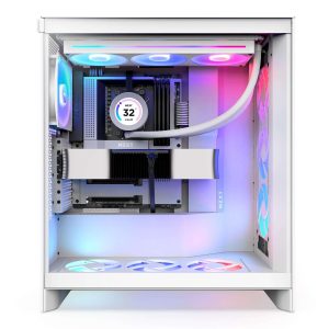 NZXT H7 Elite ATX Mid Tower Black - H7 Flow RGB White (2024)