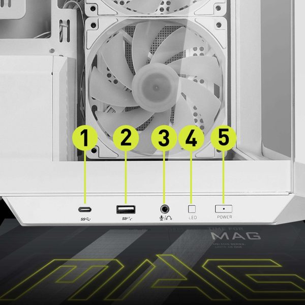 MSI Micro ATX Tower White