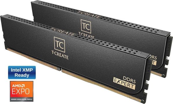 Team T-CREATE EXPERT 32GB (2 x 16GB) DDR5 6400 (PC5 51200) - 64GB (2 x 32GB),DDR5 6000 (PC5 48000),34,Black