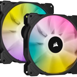 Case Fan - 140mm,Black,2 Packs